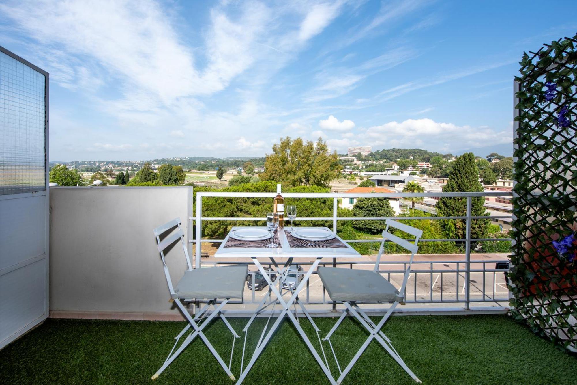 Appartement Vue Mer Cagnes-sur-Mer Zewnętrze zdjęcie
